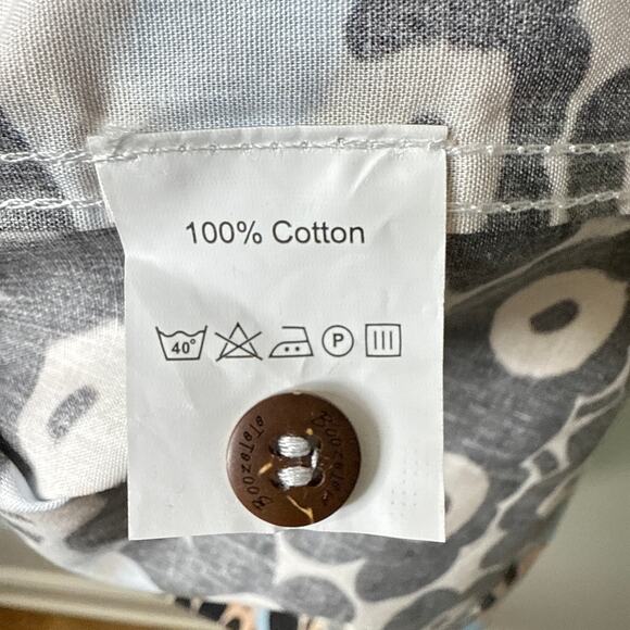 NEW Boozelele Men's Funky Flower Print 100% Cotton Cuban Collar Shirt Size XL - Picture 7 of 7